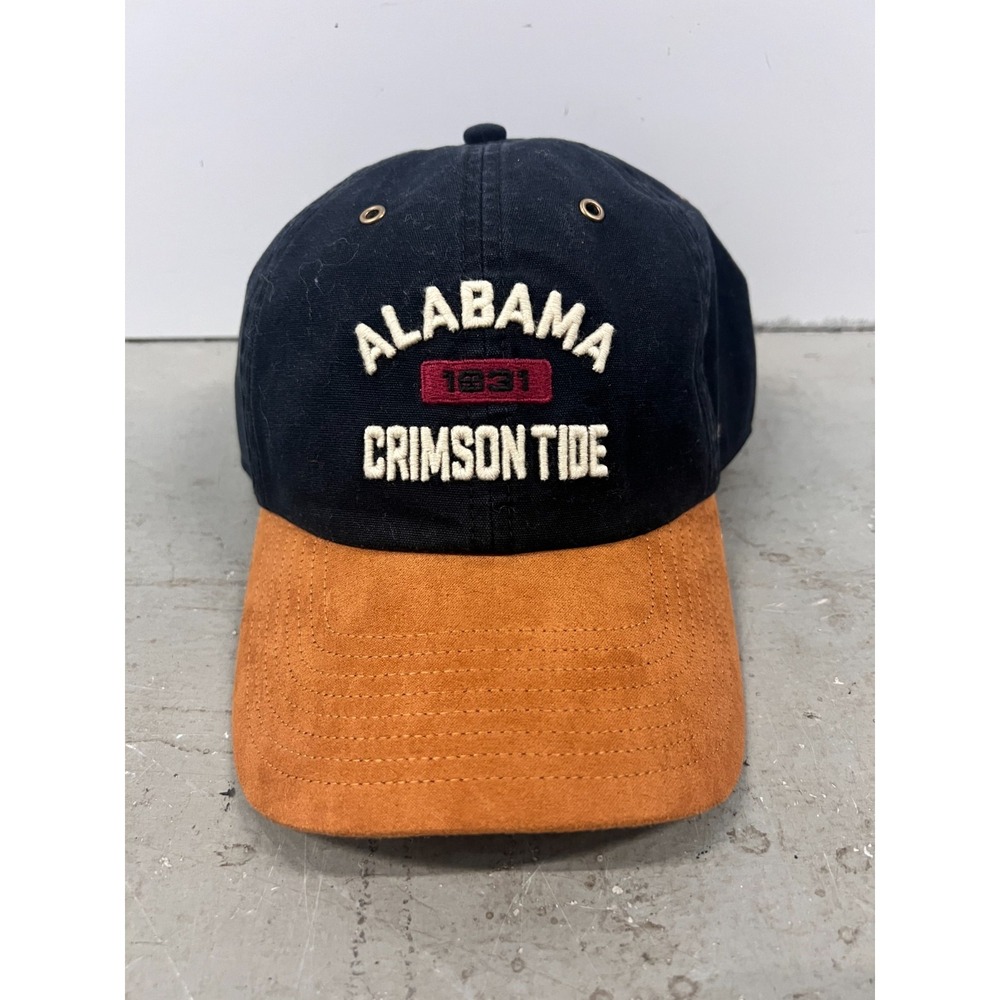 '47 Brand Alabama Crimson Tide Rafter Clean Up Hat Unisex OS Black Strapback NWT